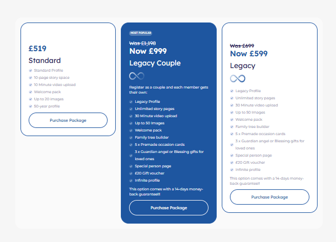 MoreLife Packages and Profile Unlock Flow