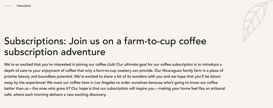 Reyes Coffee E-commerce Flow