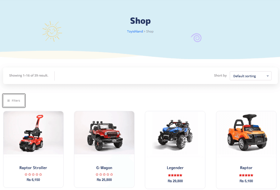 Toyishland Product Catalog